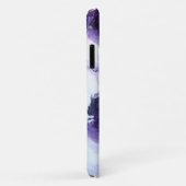 Modern Paars ontwerp Case-Mate iPhone Case (Achterkant/rechts)