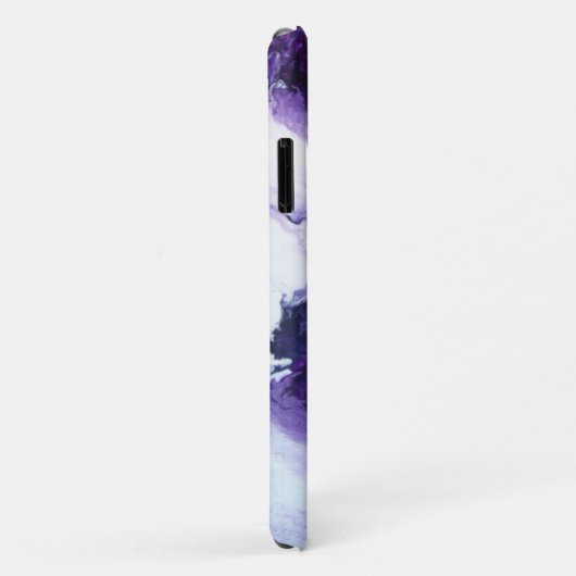 Modern Paars ontwerp Case-Mate iPhone Case (Achterkant/rechts)