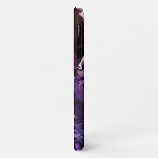 Modern Paars ontwerp Case-Mate iPhone Case (Achterkant/links)