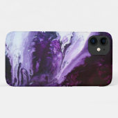 Modern Paars ontwerp Case-Mate iPhone Case (Achterkant (horizontaal))