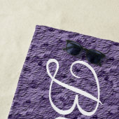 Modern Paars Strandlaken (In situ)