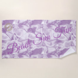 Modern Paars Strandlaken