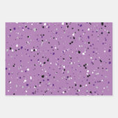 Modern Paars Terrazzo Pattern Inpakpapier Vel (Voorkant 2)
