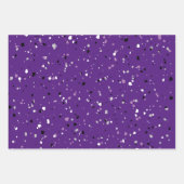 Modern Paars Terrazzo Pattern Inpakpapier Vel (Voorkant)