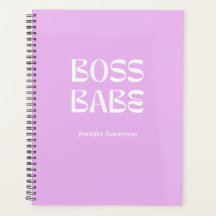 Modern Paarse 2024 Boss Babe Gepersonaliseerd