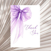 Modern Paarse boog Vrijgezellenfeest Bedankkaart