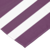 Modern Paarse en witte streepjespatroon Tafelkleed (Gekanteld)