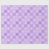 Modern Paarse geruit inpakpapier (Vlak)