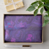 Modern Paarse marmer Modern Marble Abstract Tissuepapier (Geschenk)