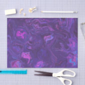 Modern Paarse marmer Modern Marble Abstract Tissuepapier (Craft)