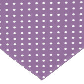 Modern Paarse poladots Pattern Korte Tafelloper (Hoek)