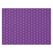 Modern Paarse | Purim | STER OF DAVID Tafelkleed (Voorkant (Horizontaal))