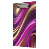 Modern-Paarse Roze en Goud- Klembord (Links)