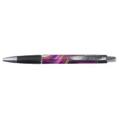 Modern-Paarse Roze en Goud Pen (Achterkant)