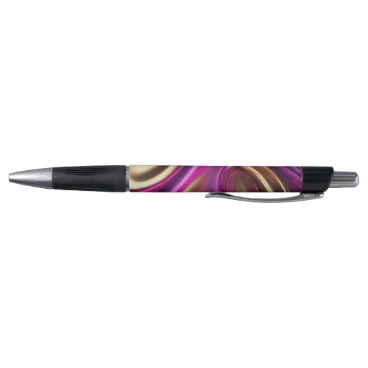 Modern-Paarse Roze en Goud Pen (Bodem)