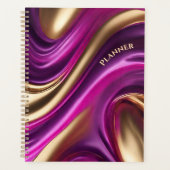Modern- Paarse Roze en Goud- Planner (Voorkant)