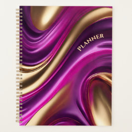 Modern- Paarse Roze en Goud- Planner