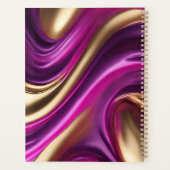 Modern- Paarse Roze en Goud- Planner (Achterkant)