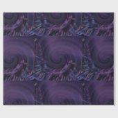 MODERN PAARSE slak Cadeaupapier (Vlak)