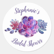 Modern Paarse vetplanten Vrijgezellenfeest