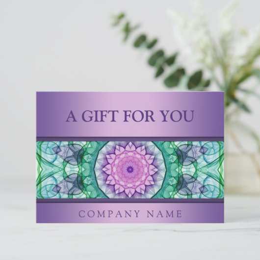 Modern paarse waterlilmoes (Staand voorkant)