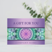 Modern paarse waterlilmoes (Staand voorkant)