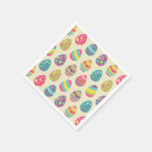 Modern paaseieren decoratiepatroon servet (Hoek)