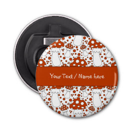 Modern paddenstoelontwerp button flesopener