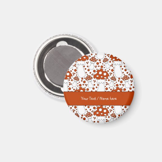 Modern paddenstoelontwerp magneet (Voorkant / Achterkant)