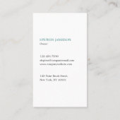 Modern Painter & Decorator Green and White Visitekaartje (Achterkant)