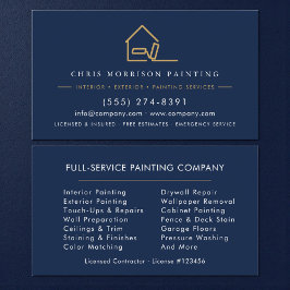 Modern Painter Painting Company Business Card Visitekaartje