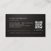 Modern Painter QR Code Visitekaartje (Achterkant)