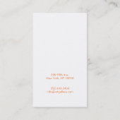 Modern Painting Splatter Visitekaartje (Achterkant)