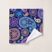Modern Paisley Pattern Bad Handdoek (Wasdoekje)