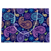 Modern Paisley Pattern Groot Cadeauzakje (Voorkant)