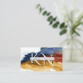 Modern Palette Visitekaartje (Staand voorkant)