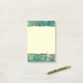 Modern Palm Leaf, Starfish Post-it® Notes (Op bureau)