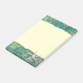 Modern Palm Leaf, Starfish Post-it® Notes (Schuin)
