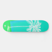 Modern Palm Silhouette d Brand Skateboard (Horizontaal)