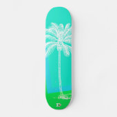 Modern Palm Silhouette d Brand Skateboard (Voorkant)