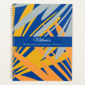 Modern Palm Teacher School Homeschool Planner (Voorkant)