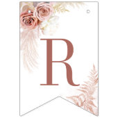 Modern Pampas Grass Tan Vrijgezellenfeest Vlaggetjes (Derde vlag)