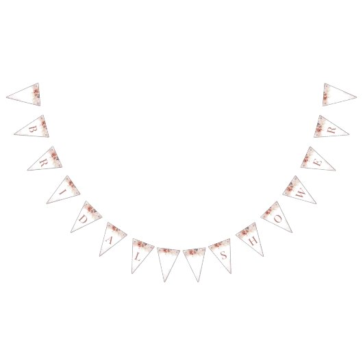 Modern Pampas Grass Terracotta Vrijgezellenfeest Vlaggetjes (Alle)