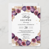 Modern Pampas & Paarse Figs Beauty Lijst Kaart (Voorkant)