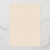 Modern Pancakes Bridal Brunch Shower Roos Gold Folie Uitnodiging (Achterkant)