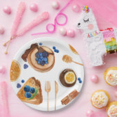 Modern Pancakes Kitchen Beauty Breakfast Papieren Bordje (Feest)