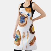 Modern Pancakes Kitchen Beauty Breakfast Schort (Insitu)