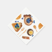 Modern Pancakes Kitchen Beauty Breakfast Servet (Hoek)