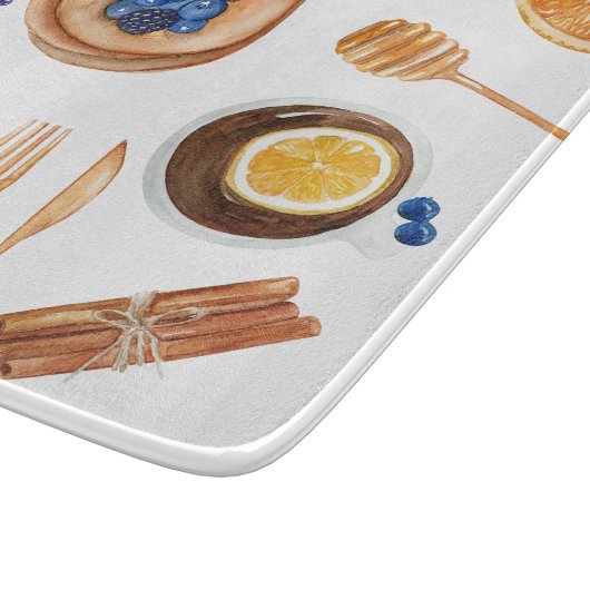 Modern Pancakes Kitchen Beauty Breakfast Snijplank (Hoek)