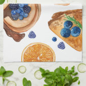 Modern Pancakes Kitchen Beauty Breakfast Theedoek (Gevouwen)